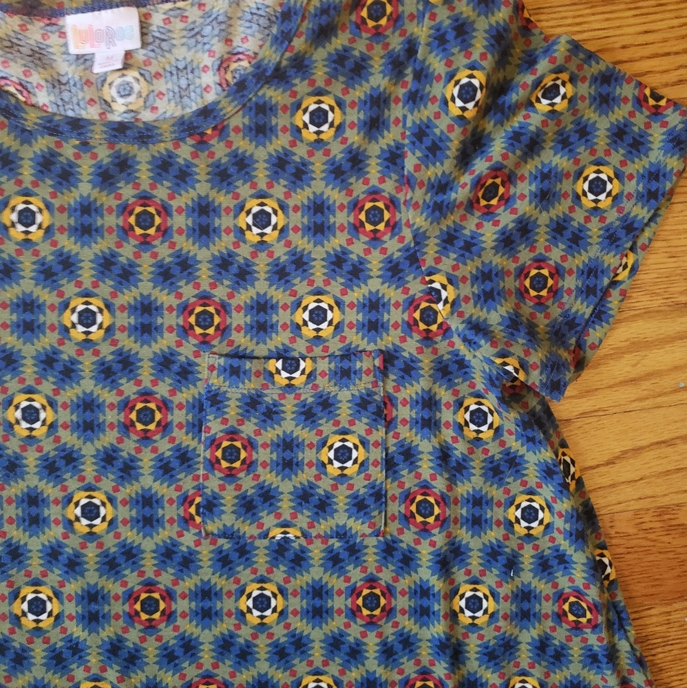 LuLaRoe Geometric Carly Hi-Lo Dress